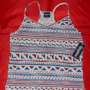 Tipsy Elves Red White and Blue Tribal Cami